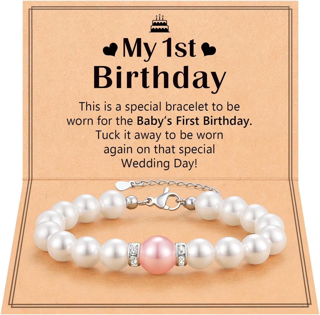 White Pearl Chain Bracelet Adjustable Lobster Buckle Easter Gift Ladies Xiaoxiangfeng Pearl Bracelet
