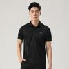 adidas Golf Three Stripes Logo Casual Breathable Quick-Dry Short Sleeve Polo Shirt Men Tops Black KD7255