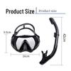 WEZHO Large Frame Diving Mask and Snorkel Set