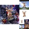 Christmas Reindeer Car Mirror Pendant With Acrylic Material For Home Decor