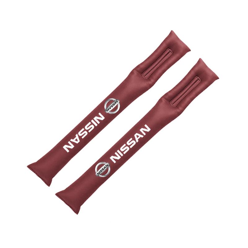 yxkpz10 2Pcs Car Seat Gap Filling Plug Cushion Side Seam Leak Proof Strip For Nissan Qashqai Juke Pulsar Sentra Altima Patrol Micra Rogu