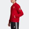 Adidas MUFC Jackets Men's Red Baseball Collar Moderate Other GD4386