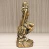 Antike Messing-Frauenstatue Orientalische Frauenfigur Heimdekoration Schreibtischornament