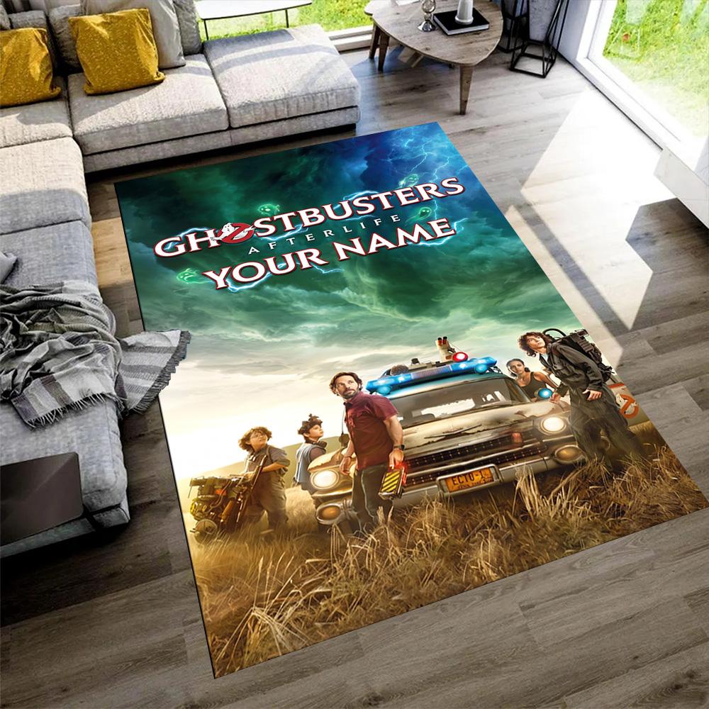 Ghostbusters Personalized Name Floor Mat Suitable for Decorate room Playrooms Kitchen Game Room Anti-slip Rug Decorate Offices