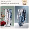 Shanghai Story Women's Heavy Floral Mulberry Silk Scarf
