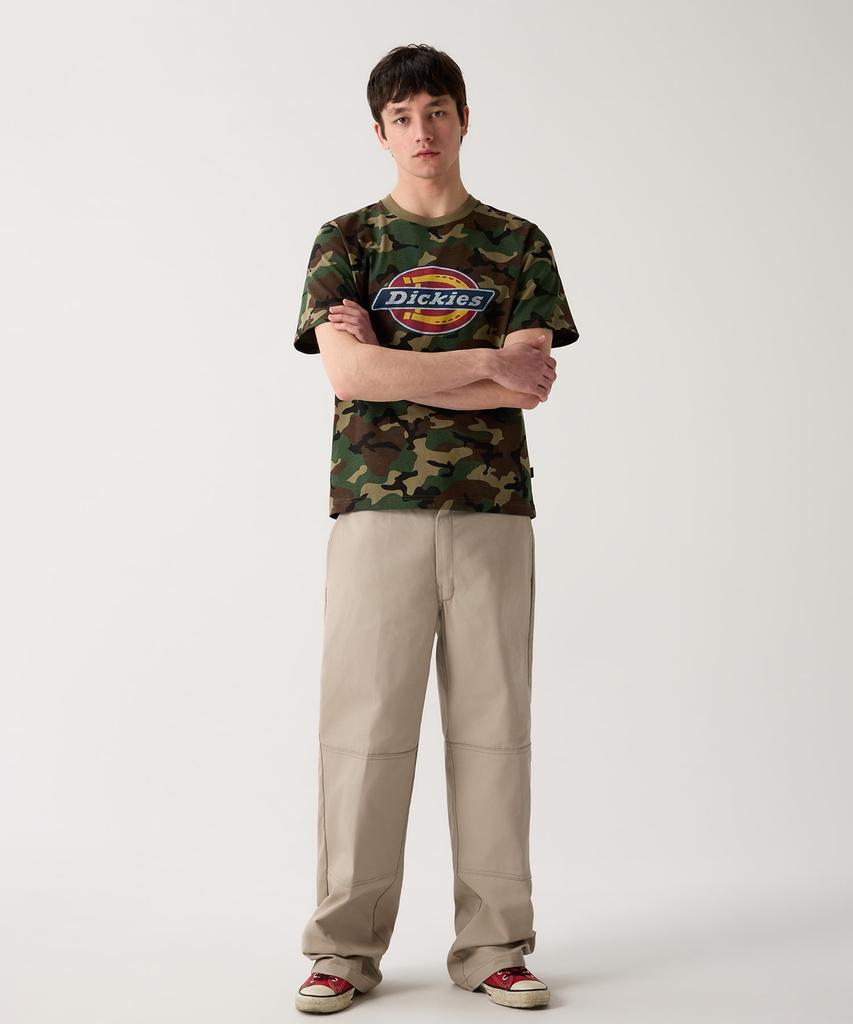Dickies Double Knee 85283 Loose Fit Work Pants Khaki Gray