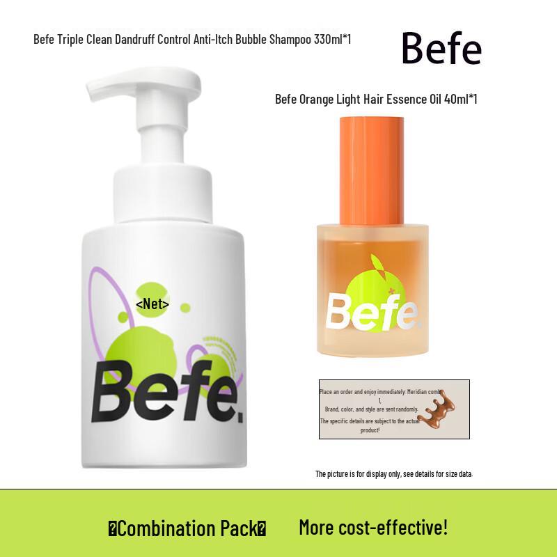 BeFe Triple Purifying Anti-Dandruff & Anti-Itch Shampoo Set
