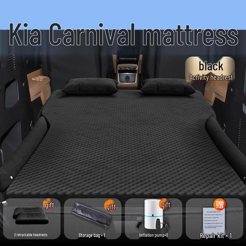 Kia Carnival Auto-Matratze: Aufblasbares Bett für den Rücksitz & Kofferraum-Luftkissen