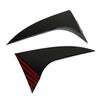 Rear Window Side Spoiler Sturdy Durable Bright Black Easy To Install Rear Spoiler Reducing Wind Resistance for Focus