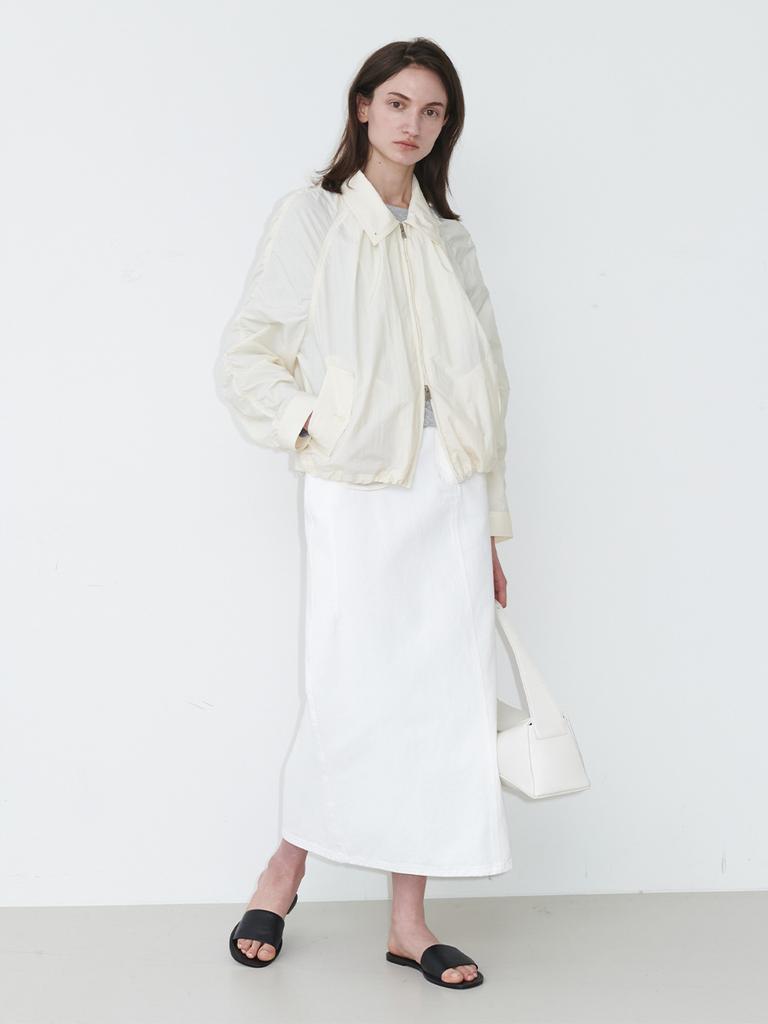 Rue Evre Asymmetric-Slit Long Skirt Sj5Ss140-01