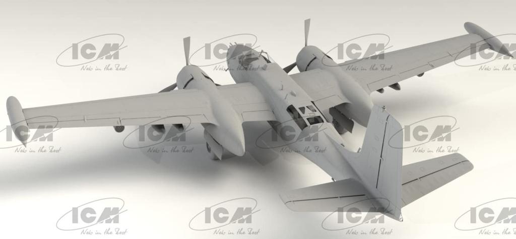 ICM scale US Air Force Counter Invader Plastic Model Kit 48278 1/48 B-26K (Early Model)