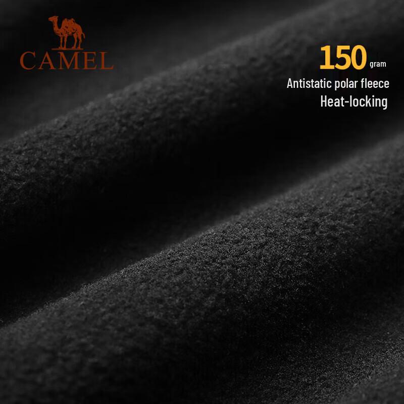 Camel Unisex Outdoor Fleece-Lined Softshell Hiking Pants