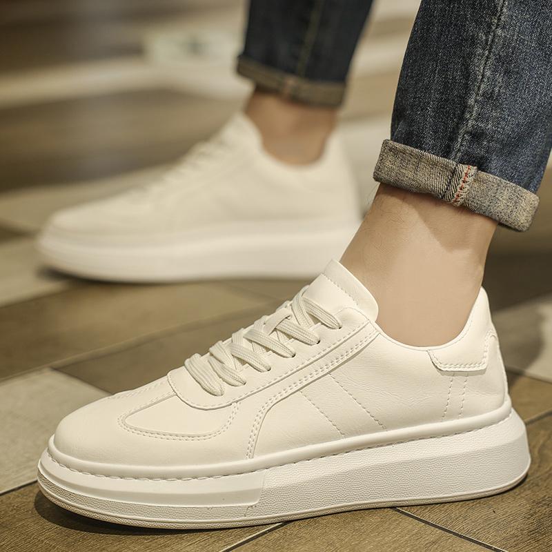 Fashion White Casual Men's Board Shoes Minimalist Quality and Comfortable Style Leisure Outdoor Fashion Street Daily Youth Shoes