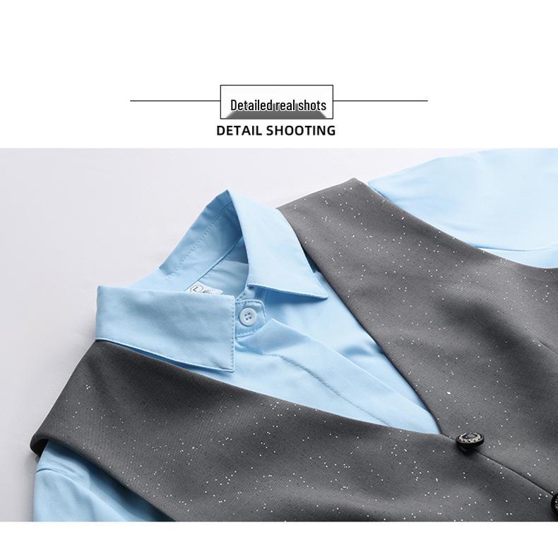 Set Rochie Damă cu Mânecă Lungă și Vestă Primăvara 2025 - NY2557