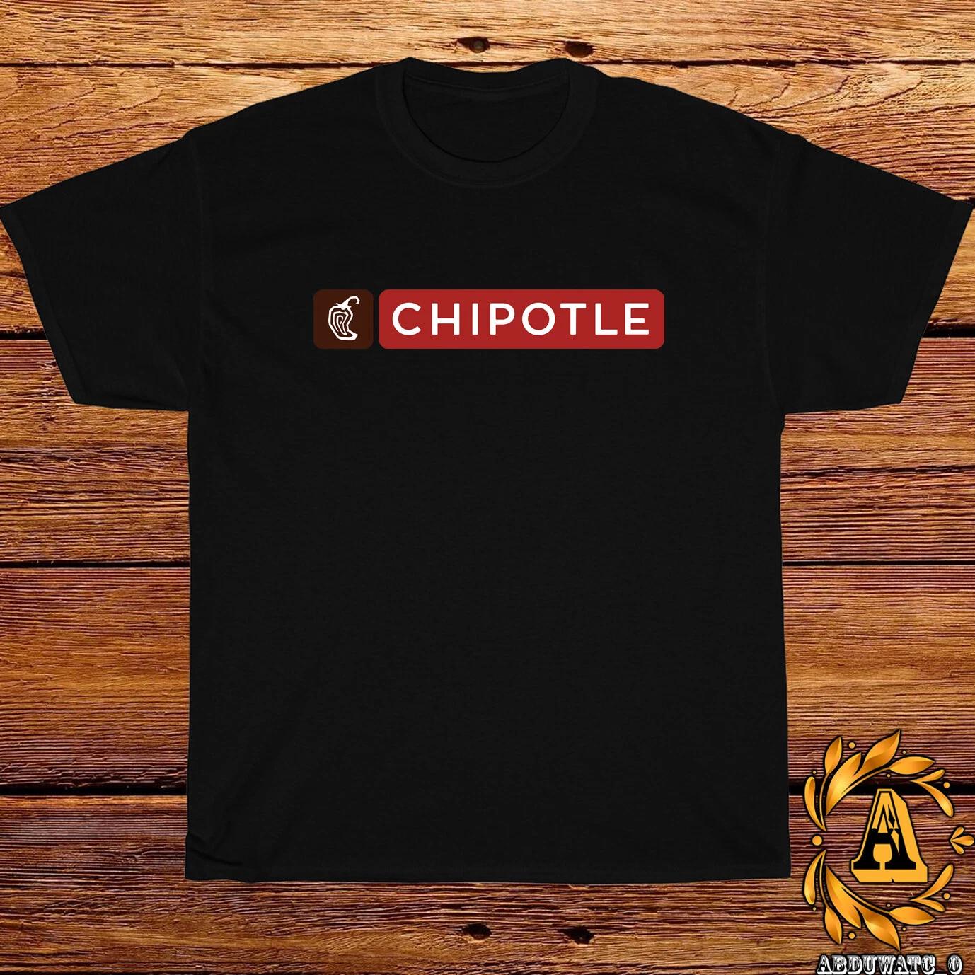 

New Chipotle Restaurant Logo Black/Sport Grey/White/Navy/Red T-Shirt S-5XL 4XL