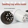 Porcelain White Double-Color Seedling Tray and Soft Plastic Flower Pot