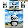 Panda Car Interior Decor Acrylic Car Mirror Ornament For Automotive Decoration And Gift