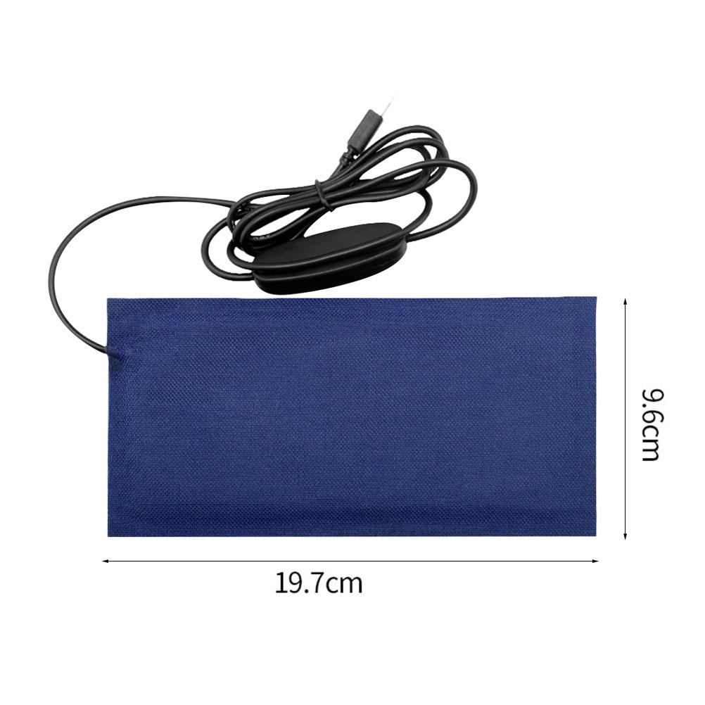 

Blue Pet USB Electric Heating Mat Waterproof Adjustable Temperature Dog Cat Heater Pad for Home Sofa Bed Use