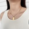 Twelve Constellations Tarot Card Stainless Steel Necklace with Fade-Resistant Pendant