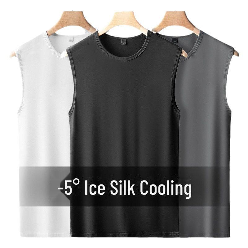 Summer 2024 Men's Breathable Mesh Vest - Trendy Sports Tee