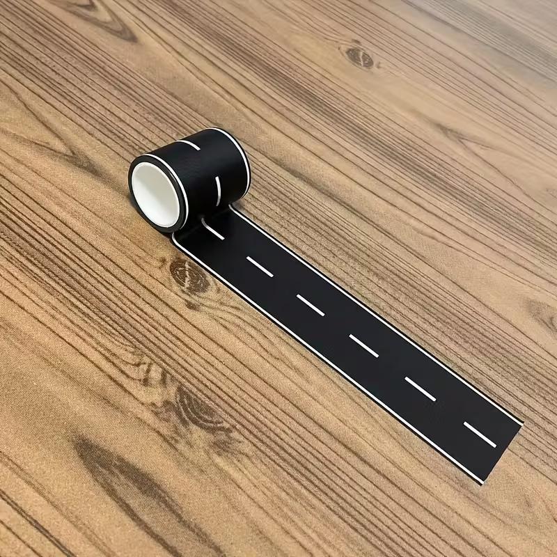 Cartoon DIY Road Rail Transit and Paper Tape Railway Highway Tape