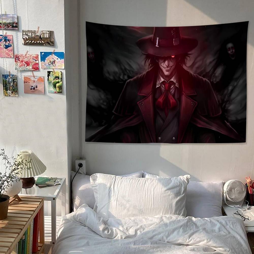 HHellsingS Anime Hanging Bohemian Tapestry Bohemian Wall Tapestries Mandala Cheap Hippie Wall Hanging