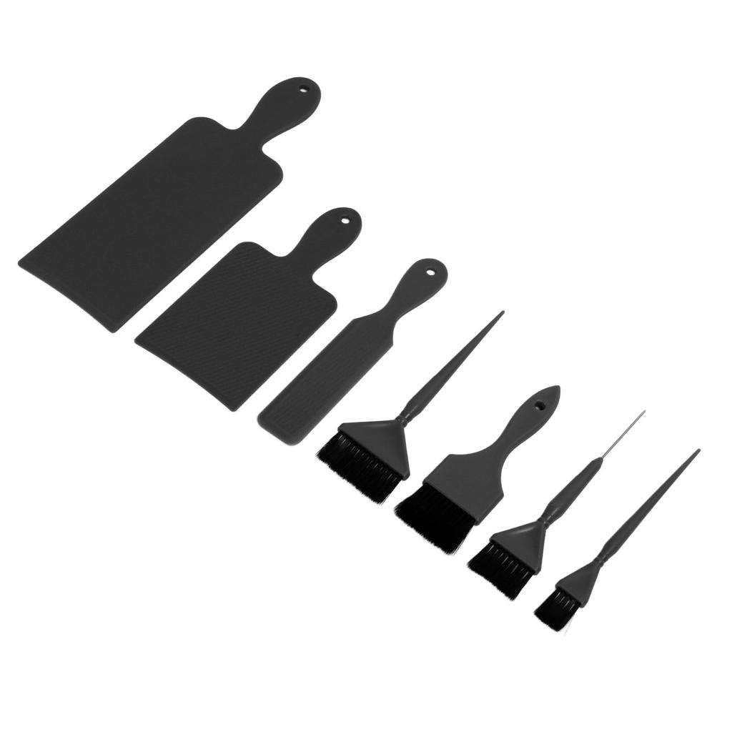 7pcs Hair Dye Tool Set Balayage Board Coloring Brush Hair Highlighting Paddle Brush Tools Hair Salon