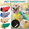Soft Dog Jacket Vest For Winter, Thick Warm Reflective Dog Jacket,Dogs Winter Coat With Built And Elastic Waist Design For Small Medium Large Dogs