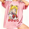 Summer Sale 2026: High Quality Sailor Moon T-shirt for Women, Colorful Anime Print, Daily Short Sleeve Blouses, Harajuku Stre