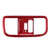 1 Pc Red Carbon Fiber ABS Car Reading Light Panel Decoration