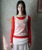 RUBATI Daisy Florette Raglan Long Sleeve Tee_Red
