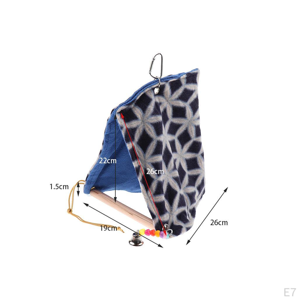 Perch Tent ,Small Bird Toy ,Parrot Hammock Hanging Bed Hut ,Random
