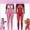 Impressionante Eva Neon Genesis Evangelion Asuka Langley Collant Zentai Macacão Fantasia de Cosplay Para Mulheres