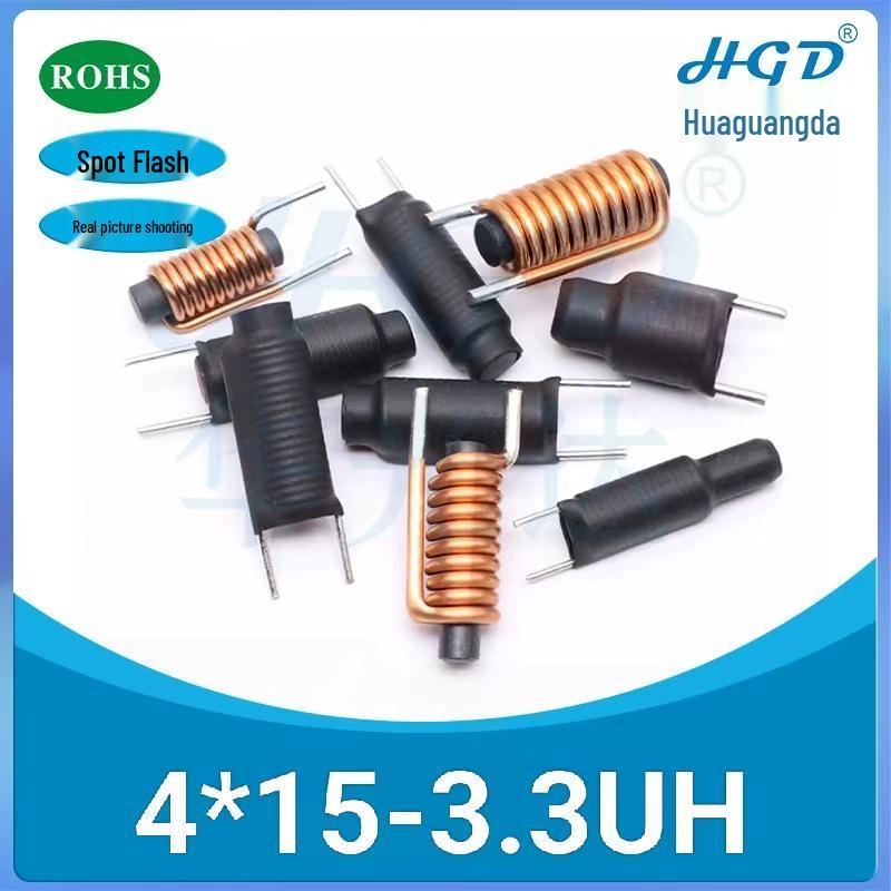10-Pack Assorted R-Magnetic Rod Inductors: Sizes 3*10, 3*15, 3*20, 4*15, 5*10, 5*20, 6*15, 6*25, 1UH