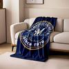 Milwaukee Brewers Logo Blanket Print Blanket Soft and Cozy Perfect for the Living Room Bed Sofa or a Nap,gift