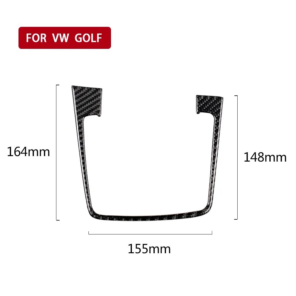 Car Styling  Accessories Carbon Fiber Trim Decorative Stickers For VW Golf 7 GTI R GTE GTD MK7 2013-2017 car sticker