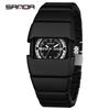 Sanda Top Brand 9503 Business Wrist Watch Men Creative Cyber Technology Quartz Trendy Student Plastic Wristbands Exercise Clocks