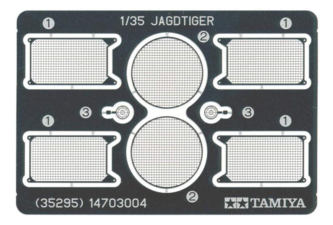 Joom Tamiya Weiß Militär-Miniatur-Serie 295 Deutsche Armee Schwerer Panzerjäger Jagdtiger Frühe Produktionsversion Plastikmodellbausatz 35295 1/35 Nr. - Bild 4