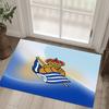 Real Sociedad FC Design Crystal Velvet Carpet Cozy Non?Slip Printed Rug For Bedroom Living Room Entrance