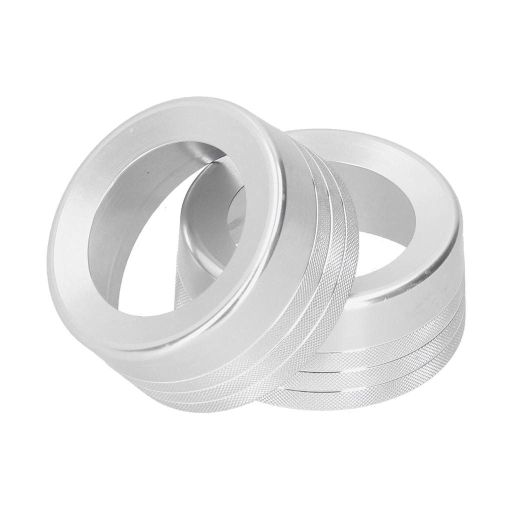 2 st Aluminiumlegering Luftkonditionering Brytare Vred Trim Passar för Tundra 2014‑2018