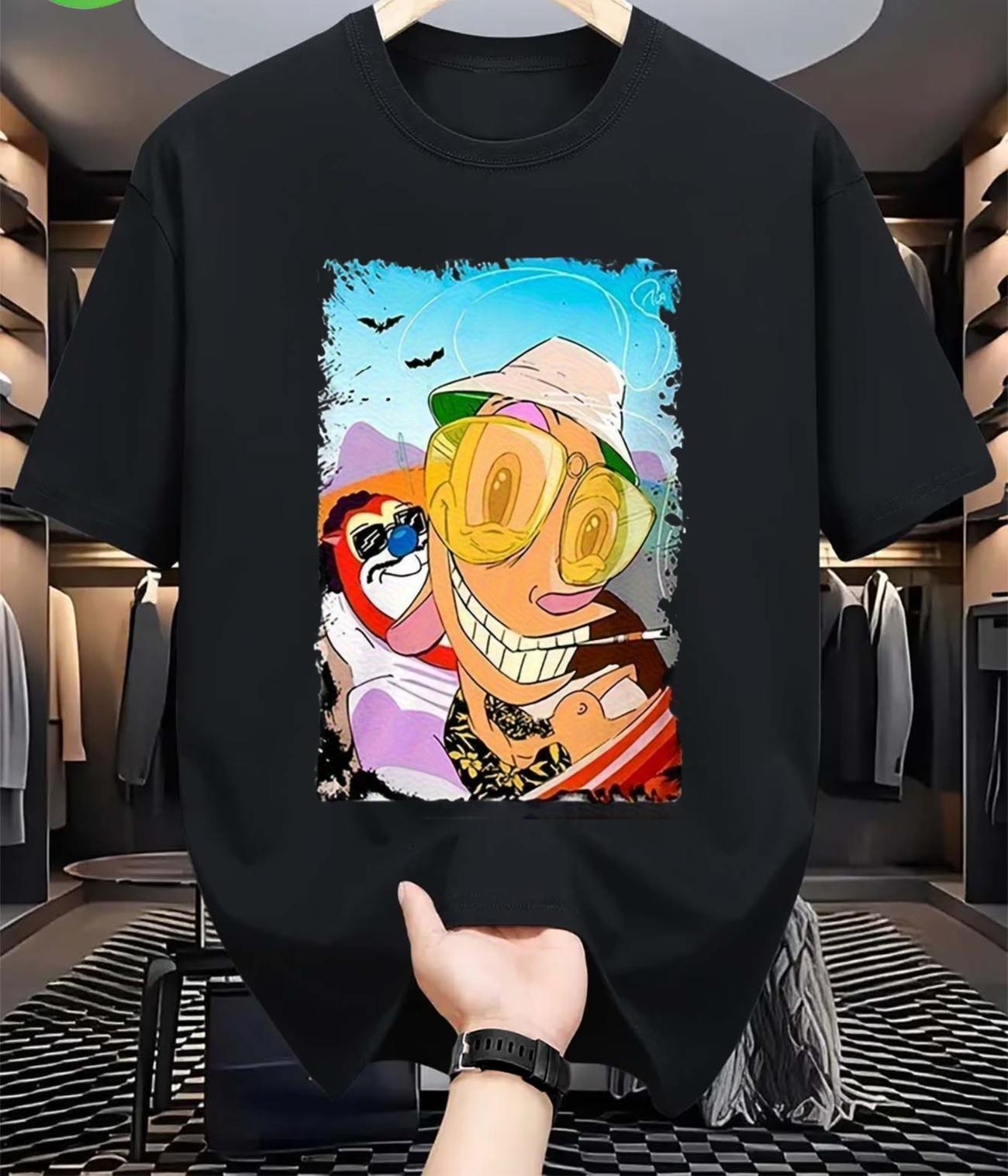

Funny Ren Stimpy Graphic Y2K Retro T Shirt Womens Unisex Cotton Tee Summer Spring Oversized Novelty Streetwear Loose Top ONeck 4XL