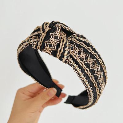 PROLY New Fashion Hairband For Women Vintage Headwear Striated Bohemia Headband Adult Hair Accessories