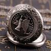 10 peças/lote Atacado Nova Iorque 1788 Liberdade Gravada Relógio de Bolso Colar Mulheres Homens Steampunk Pingente Corrente Relógio Presentes Lembranças