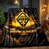 Yellow Black Kairat Blanket Lightweight Ideal Bedding Blanket Perfect for Travel, Camping, Living Rooms, Offices, Sofas, Fan Christmas gift