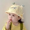 Cute Baby Bucket Hat for Spring and Autumn Adorable Newborn Sun Protection Cap for Boys and Girls Soft Brimmed Fisherman Hat