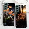 Fungal Aesthetics Phone Case For Samsung Galaxy S22 S25 Ultra S21 S10 Plus S26 Edge S20 S23 S24 FE Cover Silicone Soft TPU C