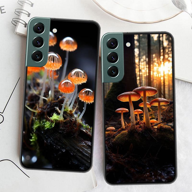 Fungal Aesthetics Phone Case For Samsung Galaxy S22 S25 Ultra S21 S10 Plus S26 Edge S20 S23 S24 FE Cover Silicone Soft TPU C