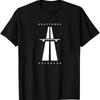Kraftwerk Autobahn Highway Print T-Shirt,Soft Breathable & Fade-Resistant, Classic Fit for Daily Casual Wear