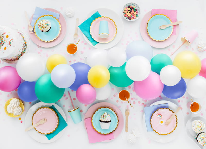 PartyDeco Eco Balloons 30cm White 100 pcs