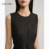 Calvin Klein Jeans Embroidered Tie-Waist Sleeveless Dress
